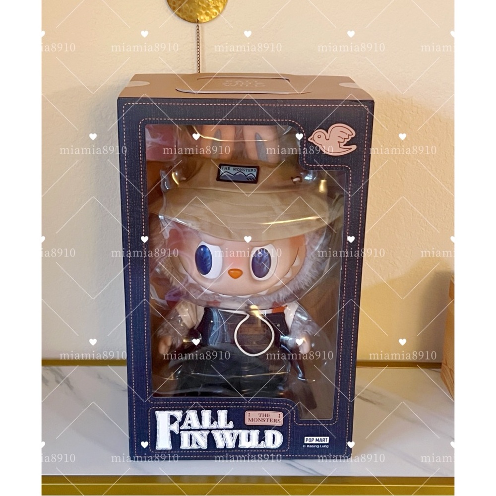 Authentic NIB Pop Mart Labubu The Monsters Fall In Wild Vinyl Face Plush Doll